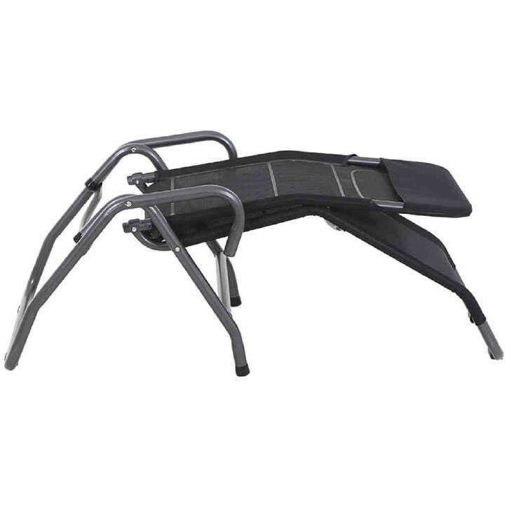 SIENA GARDEN Bito Kippliege anthrazit / schwarz